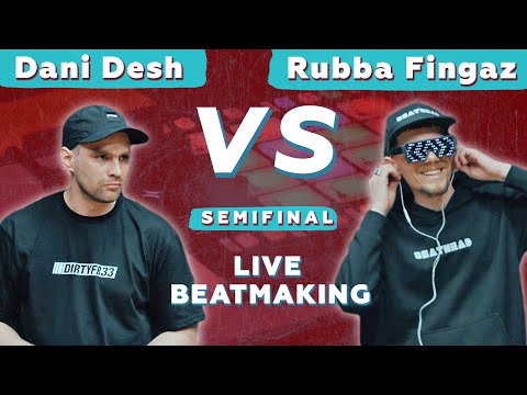 Dani Desh vs Rubba Fingaz | Semifinal Live Beatmaking (Fingerdrumming)| V1 Battle 21.01.2022