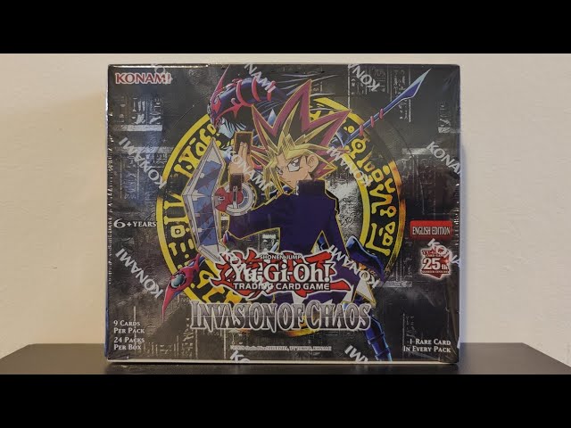 yugioh invasion of chaos booster box 1st edition Yu-Gi-Oh!: Pack Oxford Comics & Games Featuring Yami Yugi on pack and display artwork Yu-gi-oh! Trading Card Games Chaos
