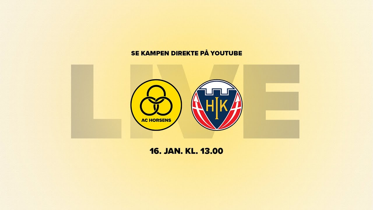 LIVE: AC Horsens vs IK - YouTube