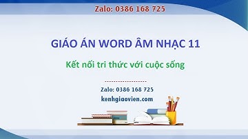 Giáo án Âm nhạc 11 kết nối tri thức