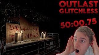 WE ARE SO CLOSE FOR SUB 50!!! OUTLAST GLITCHLESS SPEEDRUN 50:00.75