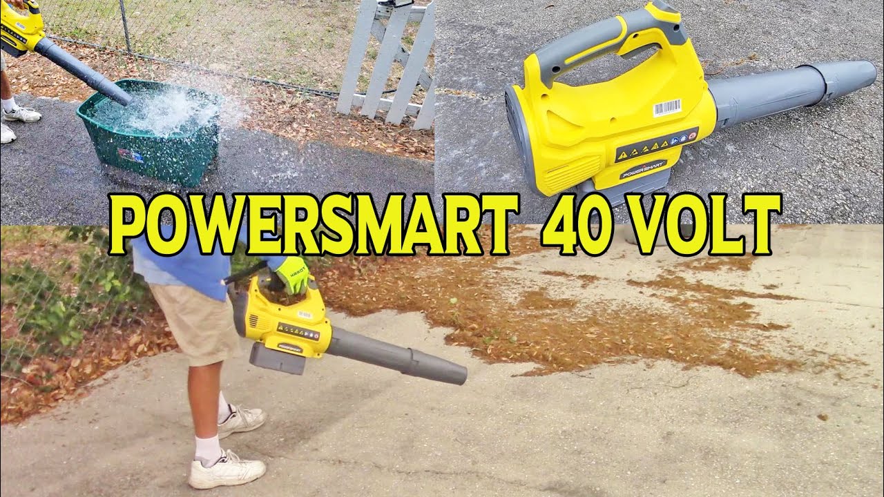 Powersmart 40V Cordless Blower Review YouTube