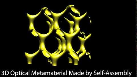 A 3D Metamaterial: Nanostructuring with Polymers