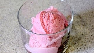 Receta de helado de fresa de yogur muy fácil | Ideas FACILES DIY