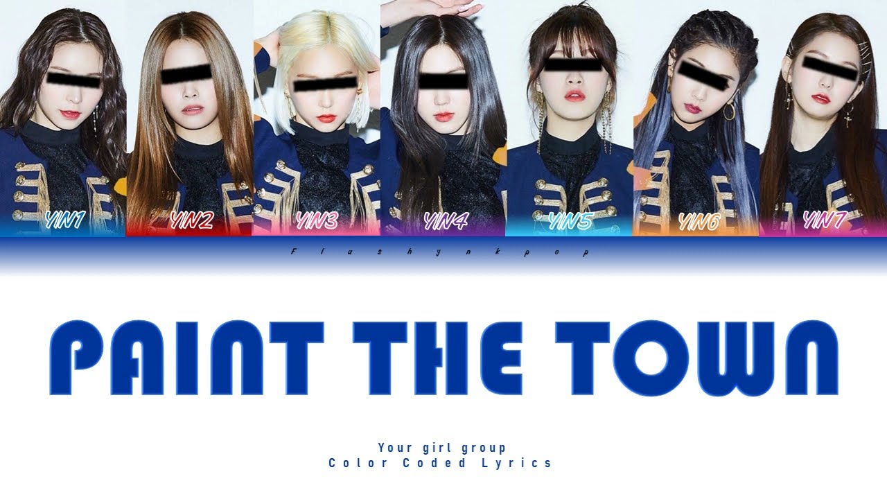Your girl group (7 members ver.) PTT (Paint The Town) LOONA (Color