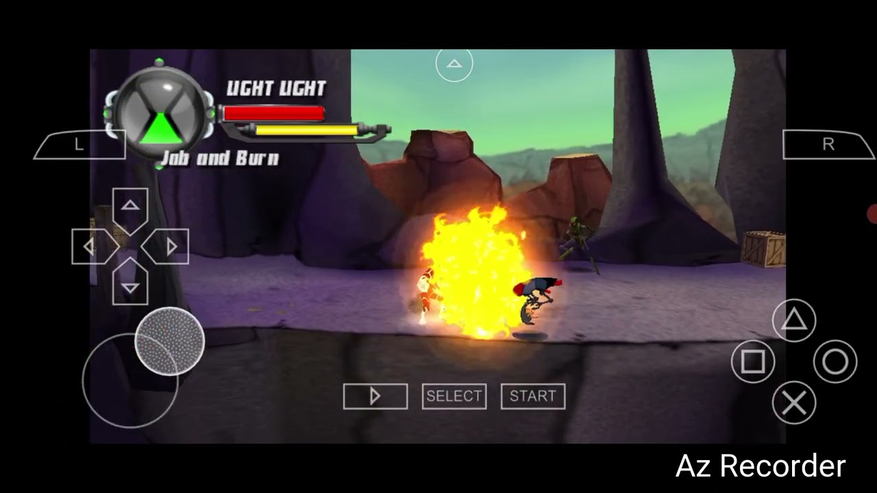Jogando ben 10 protector of earth espero que gostem