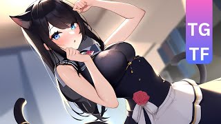 I'm at YOUR SERVICE!! MEOW! 🧹🐱 [TG TF] Transgender Transformation Anime MTF