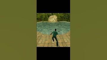 IF YOU THROW A GRENADE INTO A POOL AND JUMP IN IN GTA GAMES