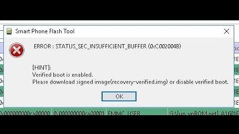 FIX SP FLASH TOOL ERROR (( Verified boot is enabled )) ALL MTK حل مشكلة خطأ