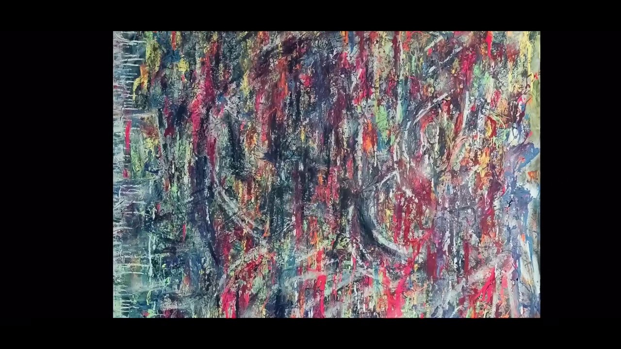  RARE ONE OF A KIND UNIQUE ABSTRACT FREESTYLE UNDERGROUND PAINTING