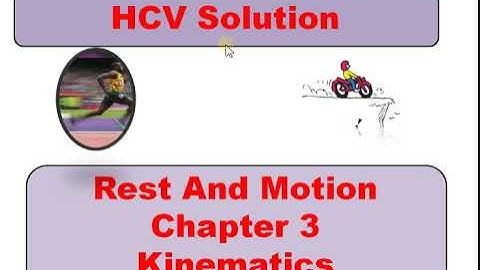 HC VERMA Exercise Question#22 Rest and Motion Chapter#3