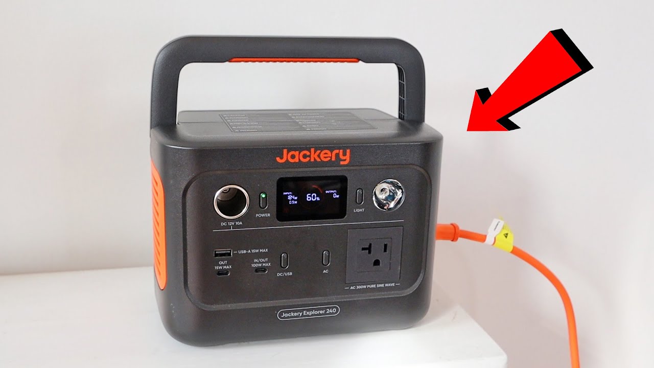 Jackery Solar Generator 240 v2 – Portable Solar Powered Generator
