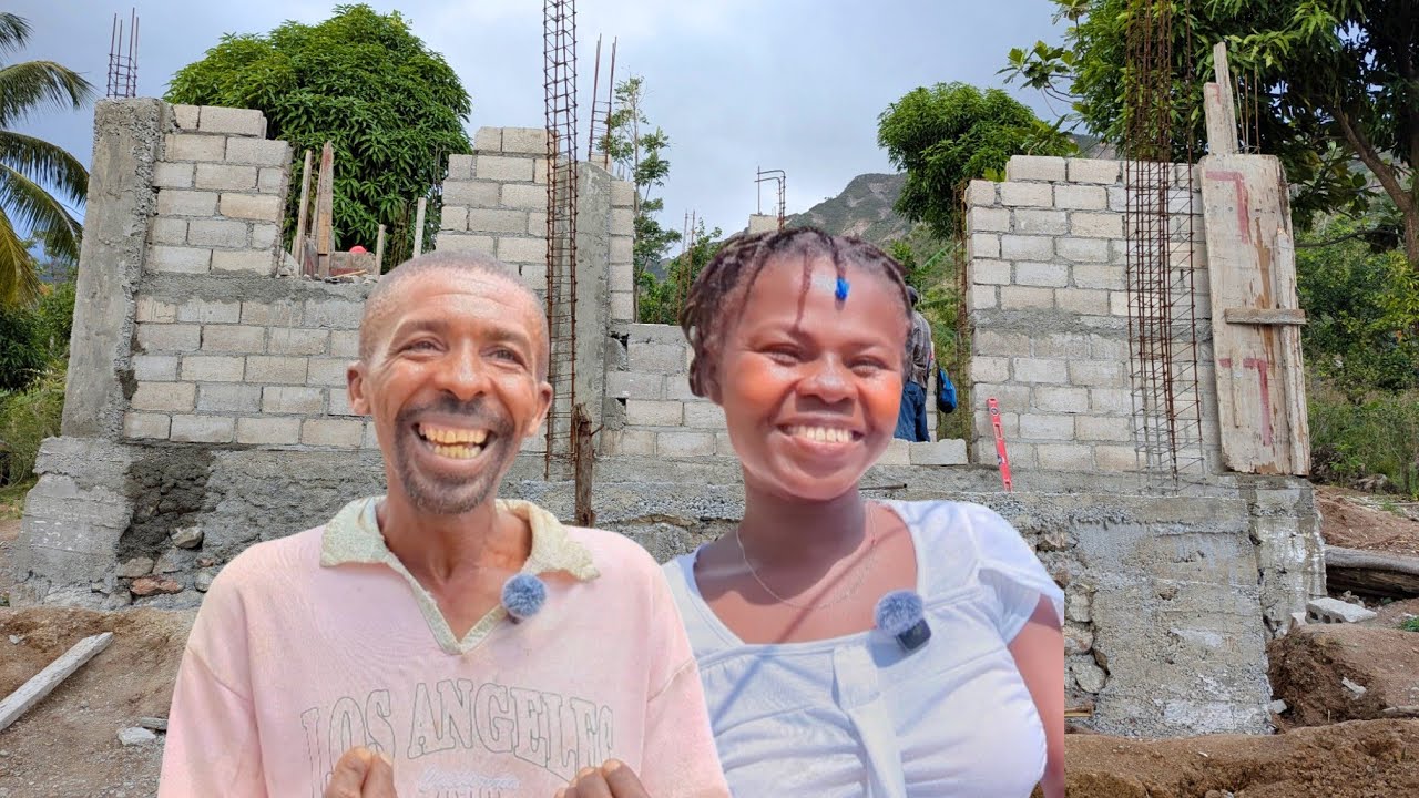 Blòk fin monte nan travay Kay Mr Ilan | se yon gwo e bèl Kay nèt!