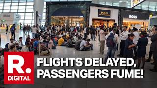Frustrated Passengers Protest At Delhi Airport As SpiceJet's Dubai Flights Face 24-Hour Delay