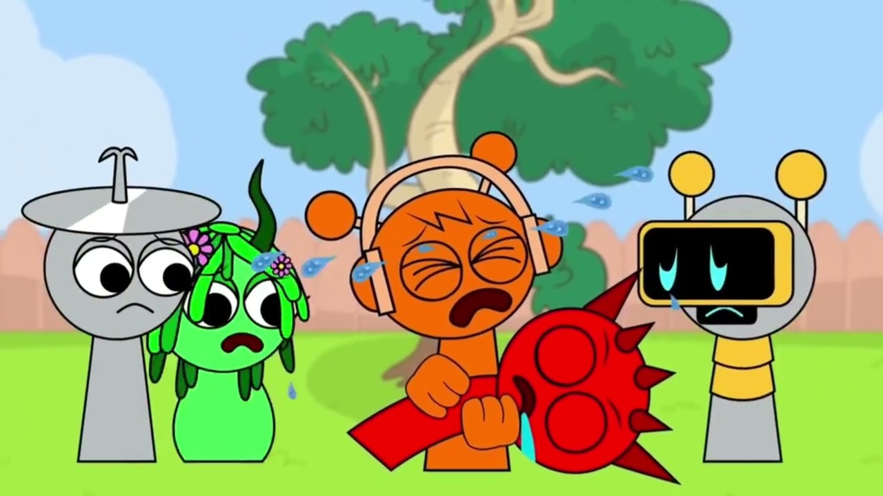 INCREDIBOX SPRUNKI Emotional Story | ORANGE is GONE 😭 | FNF Goodbye World