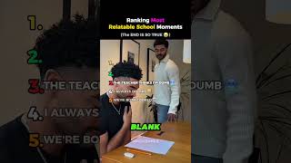 Ranking Most Relatable School Moments 😭📚 (Part 6)
