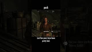 pack — The Elder Scrolls V: Skyrim dialogue scene
