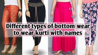 Different types of pant to wear with 