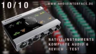Native Instruments Komplete Audio 6 Review & Test - USB Audio Interface   AudioInterface de