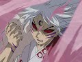 When sesshomaru turns into a big dog he only listens to the bell