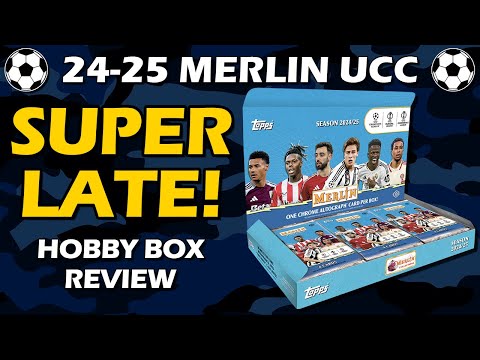2024 25 Topps Merlin UEFA UCC Hobby Box Soccer Review 