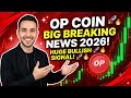 Op Coin New Latest Update 😍 | OP Coin Price Prediction 2026| Optimism Coin News Today