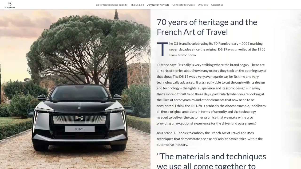 Introducing No8 – the new full electric coupé SUV from DS Automobiles