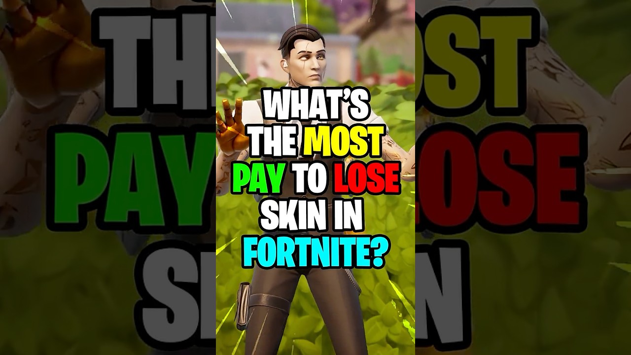The Most PAY TO LOSE Fortnite Skin!