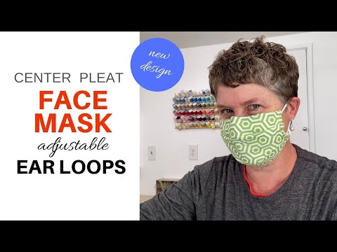Mitte Falte Gesichtsmaske Tutorial | Einstellbare Earloops