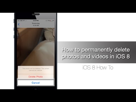 IOS 8 में फ़ोटो और वीडियो को स्थायी रूप से कैसे हटाएं - iPhone Hacks