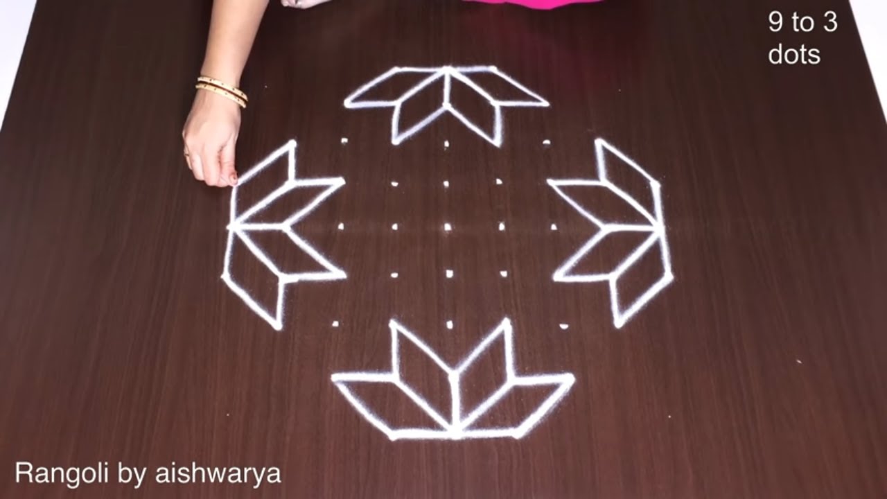 Creative Chukkala Muggulu 9-3-3