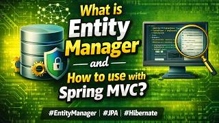 13 - What is Entity Manager and How to use with Spring MVC? | #Entity Manager | #JPA | #Hibernate