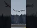 #aviation #swiss001landing Emirates A350-900 Landing AT OSLO Gardermoen Airport