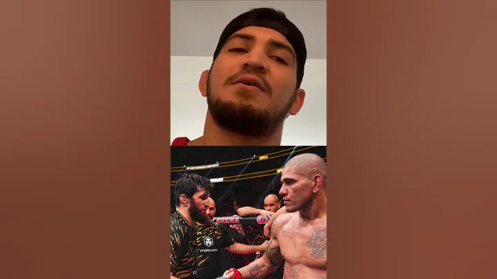 Dillon Danis reacts to Alex Pereira's loss at UFC 313