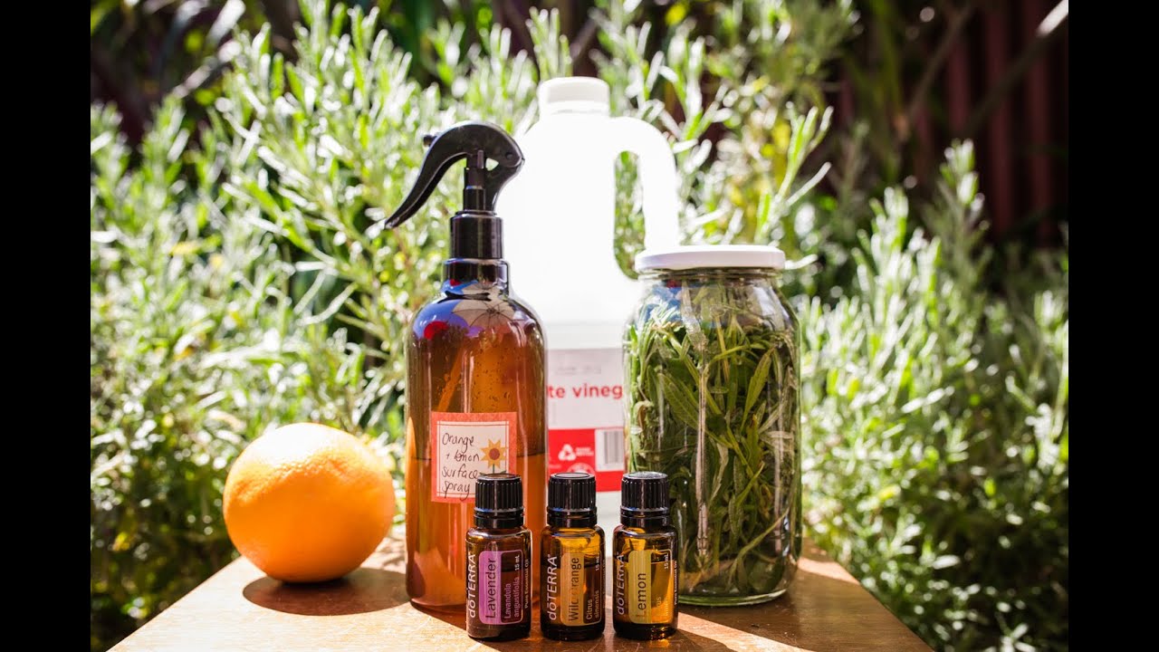 How to make home made lavender & vinegar cleaner YouTube