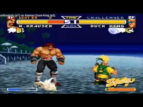 [HD] - Fightcade - Real Bout Fatal Fury - Arthurkofx(BRA) Vs Alemao.Duck-King(BRA)