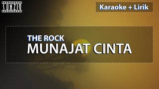 The Rock - Munajat Cinta | Karaoke   Lirik | No Vocal #sunziq