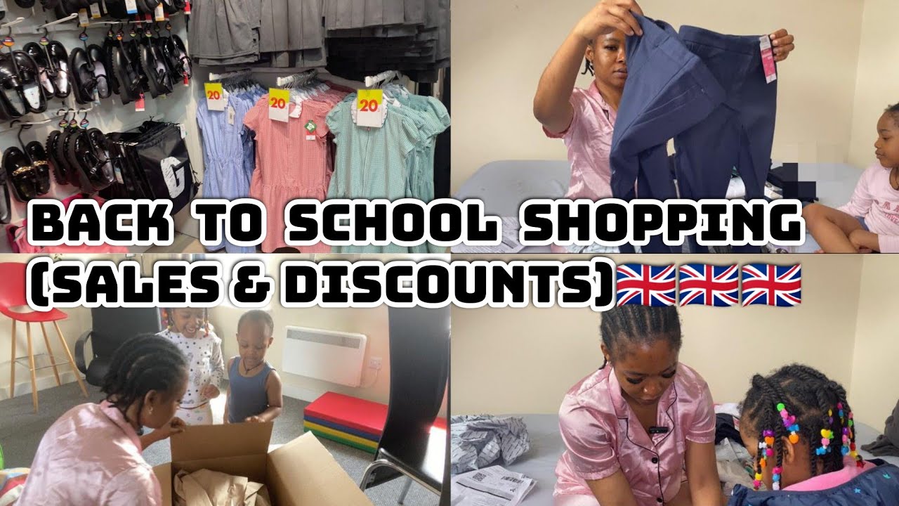 Back to school shopping 🇬🇧🇬🇧 | Best time to buy Uniforms,Shoes ,school bags all at discounted prices