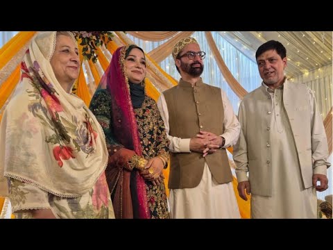 Famous kashmiri Journalist Faza Zainab's Full wedding video