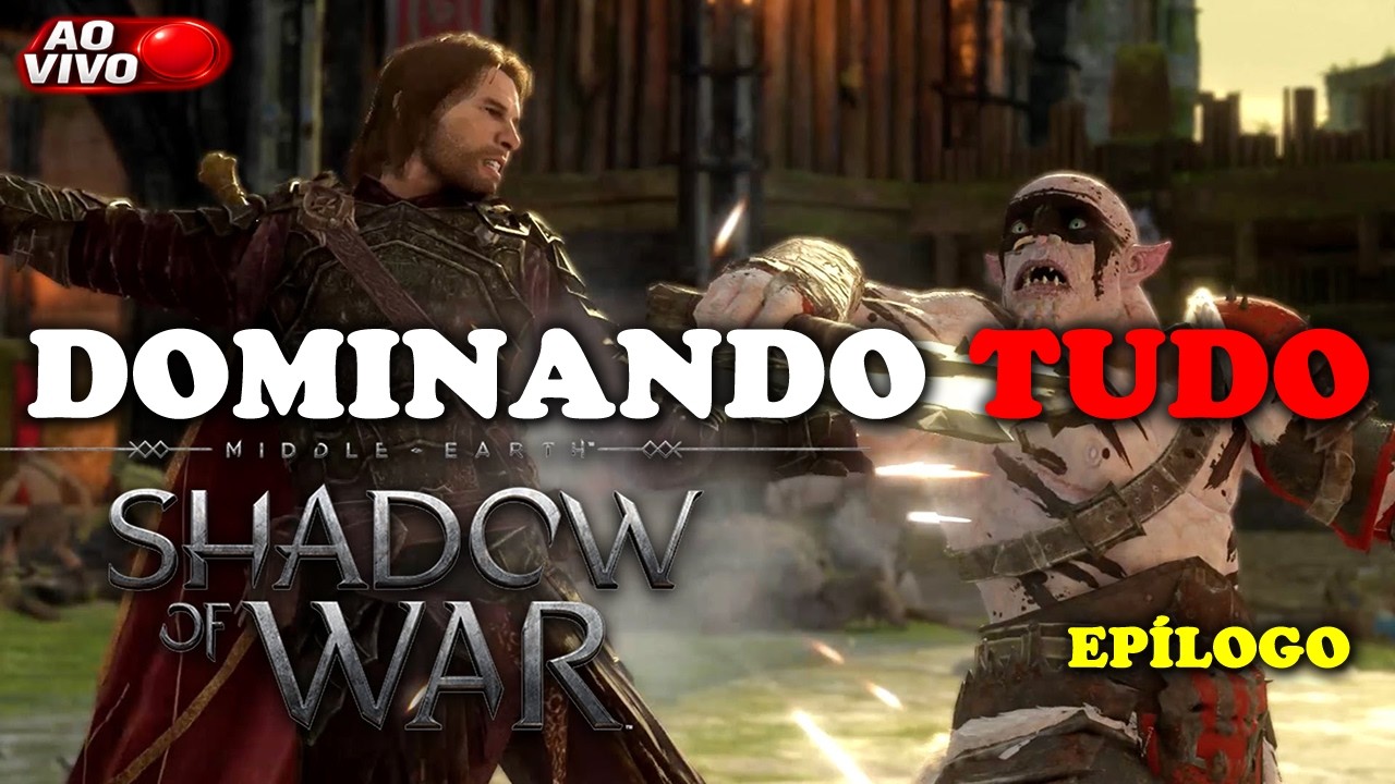 TERRA-MÉDIA: SOMBRAS DA GUERRA 🔴 AO VIVO | Gameplay dublado PT-BR