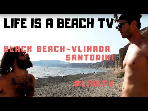 Life is a beach #MissionGreece│SANTORINI│BLACK BEACH│VLIXADA