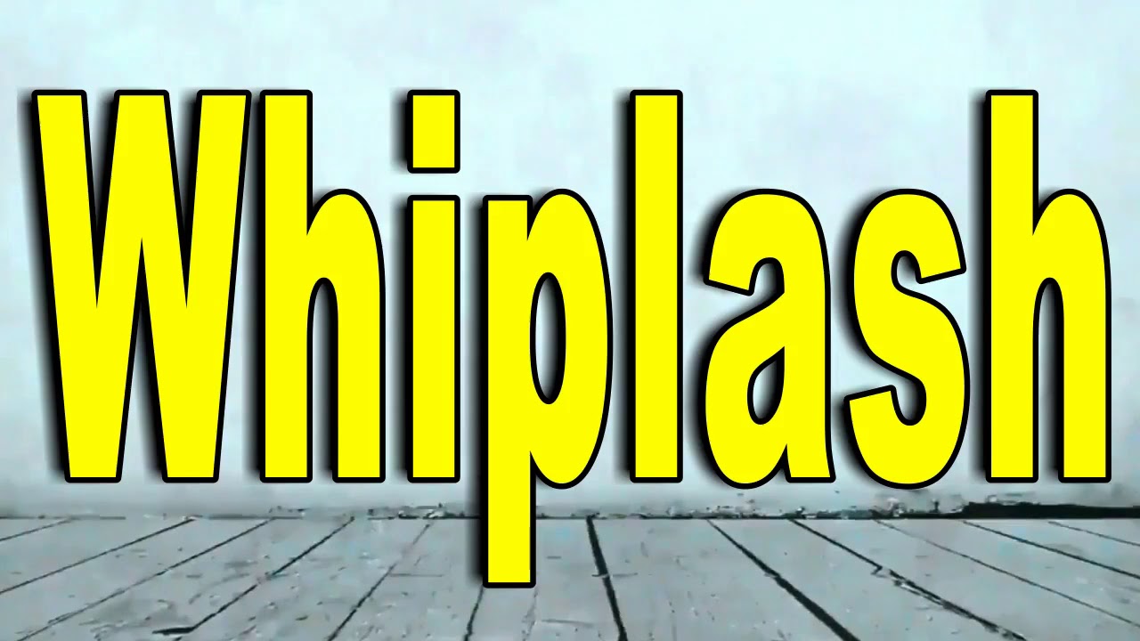 How To Pronounce Whiplash - YouTube