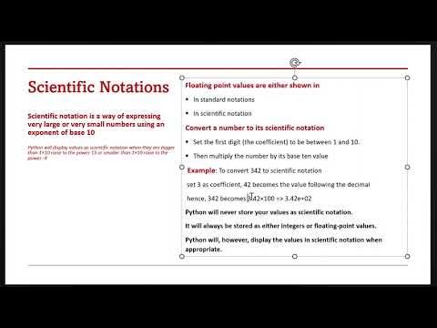 3.11 Python Scientific Notation Of Floating Point Numbers - YouTube