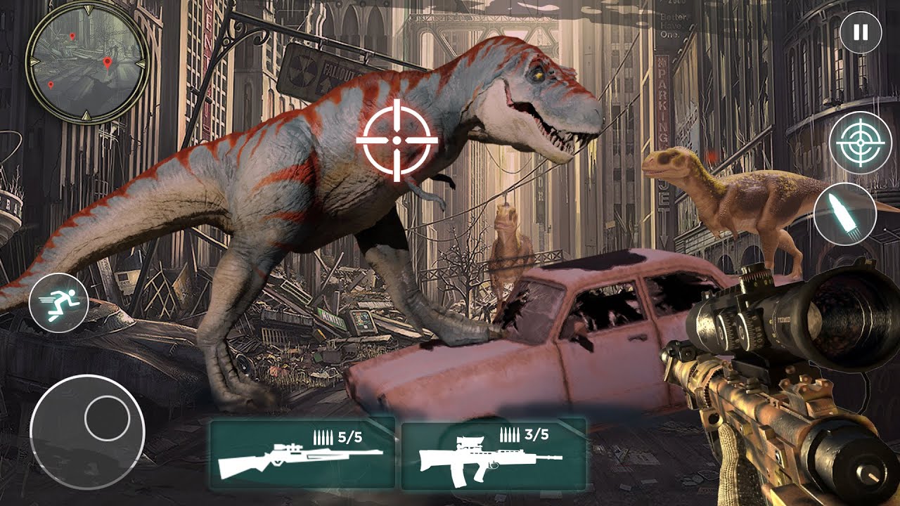 Wild Dinosaur Hunter Shooting  Game 2023  | new Android and iOS Game