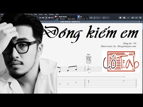 ĐÔNG KIẾM EM (Vũ) - Guitar Solo Tab