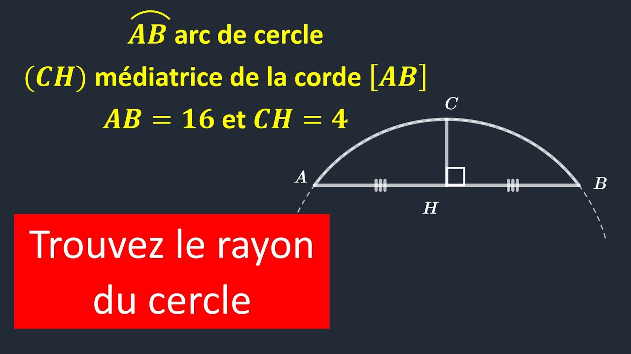 🔵 Des arcs, des cordes… Olympiades de Singapour junior 2005 🔵