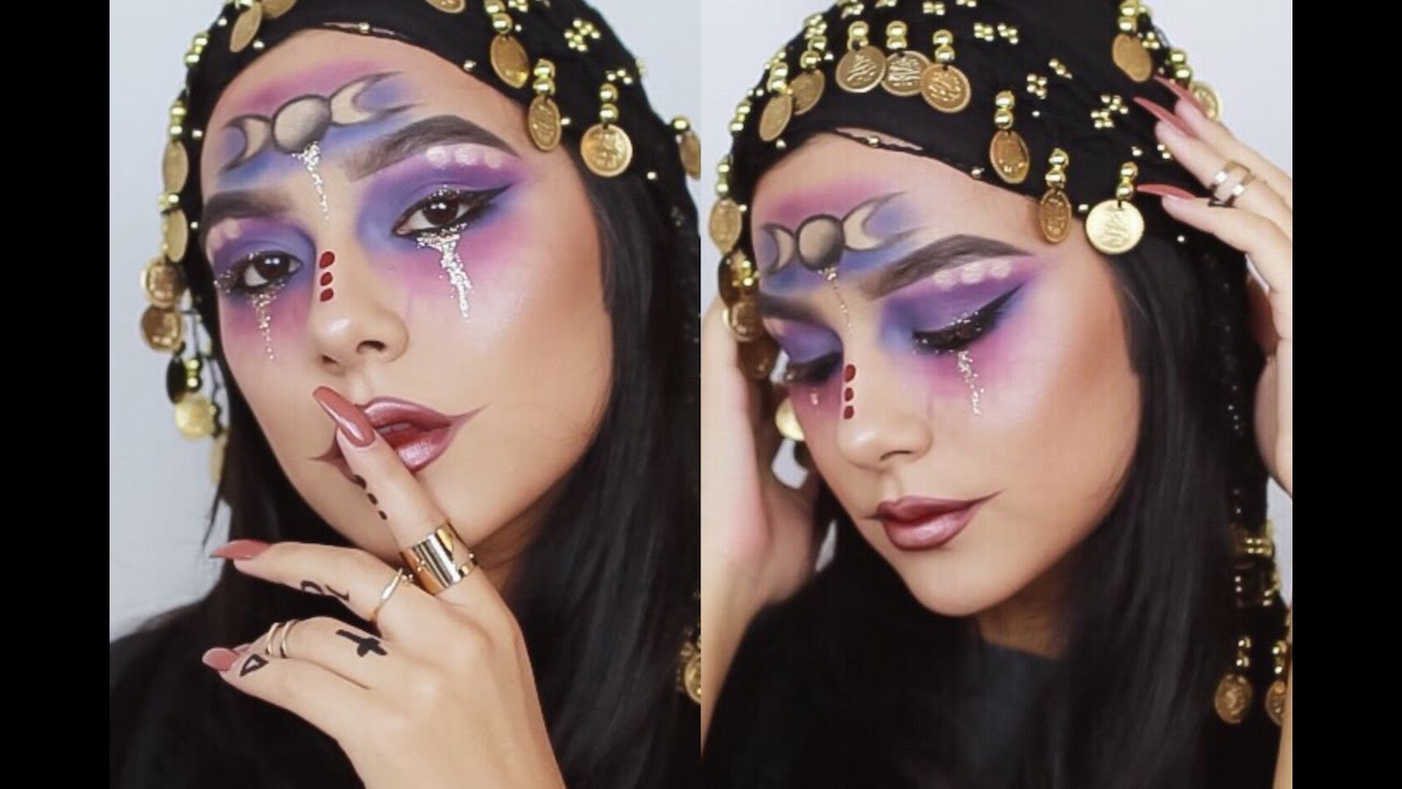 Gypsy Fortune Teller Halloween Tutorial Faye Claire YouTube