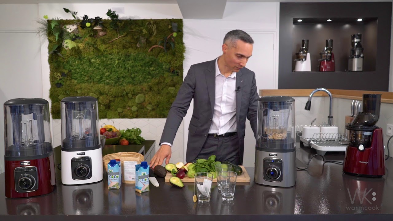 Kuvings Vacuum Blender Recette 1 Le Lait d'amandes YouTube