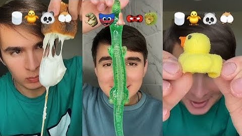 Best "Radmiru" ASMR Compilation| emoji food challenge 