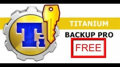 Titanium Backup PRO apk for FREE and link